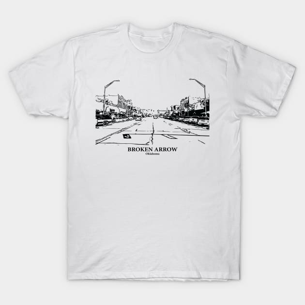 Broken Arrow - Oklahoma T-Shirt by Lakeric